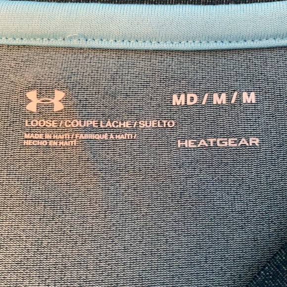 Men’s medium Teal Under Armour Heat gear - Picture 2 of 3